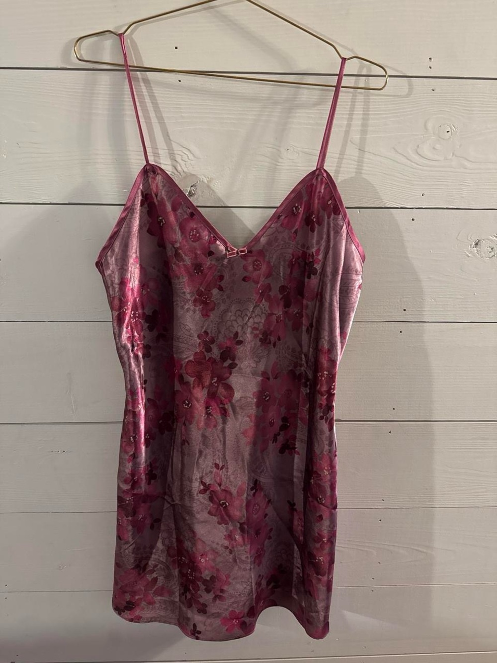 Secret Treasures Pink Floral Satin Slip